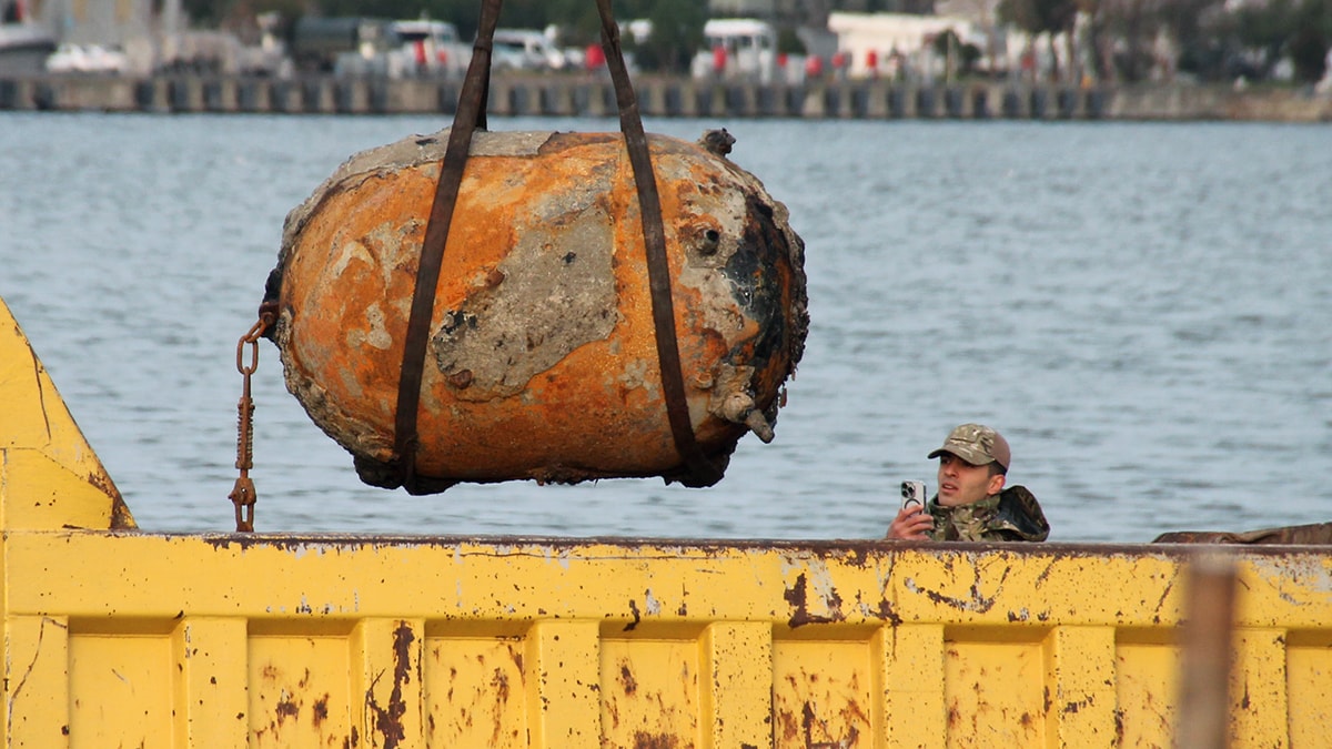 Zonguldak'ta bulunan deniz mayınını SAS timleri imha edecek