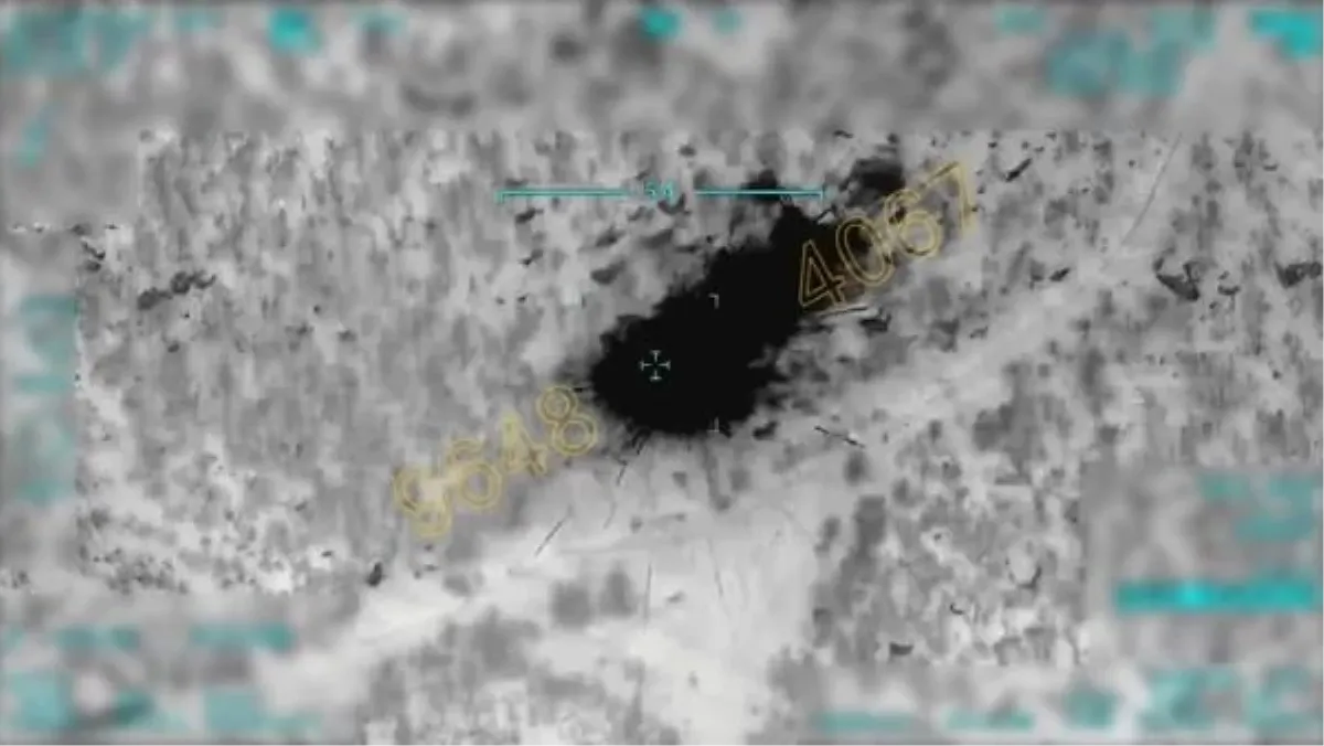 MSB paylaştı: Terör hedefleri böyle vuruldu