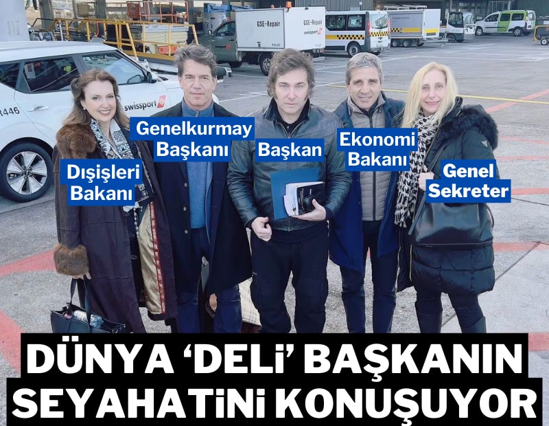 'Deli' başkan ilk yurtdışı gezisinde itibardan tasarruf etti