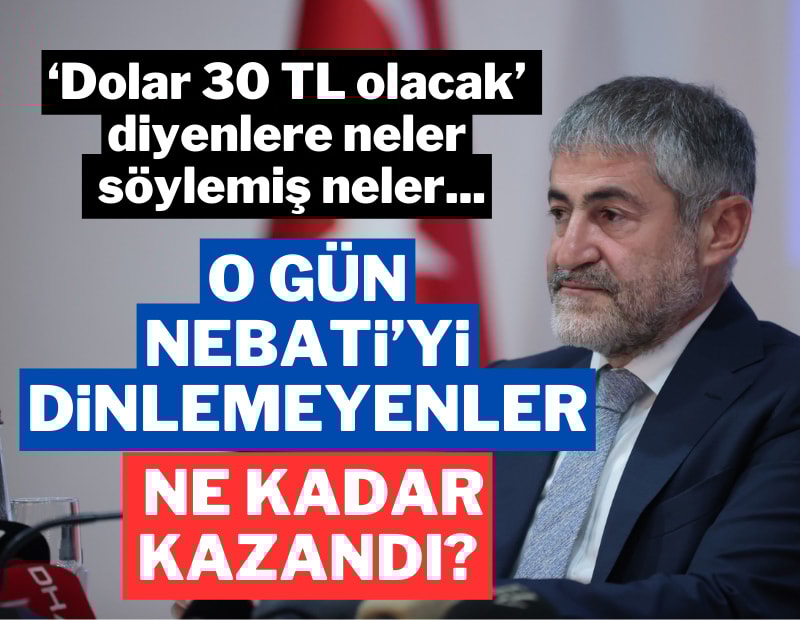 Dolar 30 TL oldu, Nebati'nin o sözleri gündeme geldi