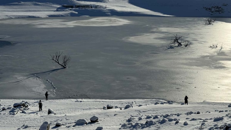 Ağrı'nın kış güzellikleri fotoğraf tutkunlarını büyüledi