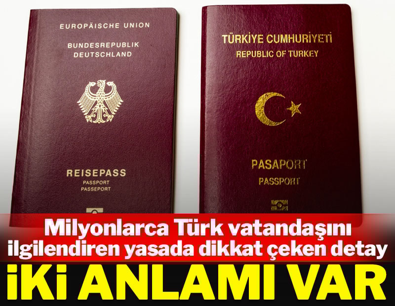 Almanya'daki Türkleri ilgilendiren gelişme: Başvurmak gerekiyor