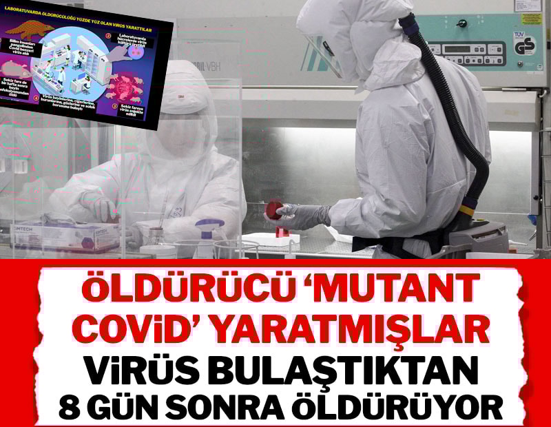 Çin'de laboratuvarda beyne saldıran mutant Covid-19 yaratmışlar