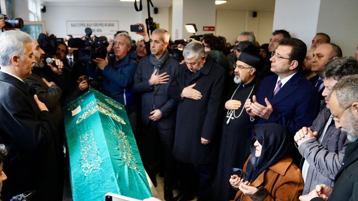 Kilisede katledilen Tuncer Cihan son yolculuğuna uğurlandı