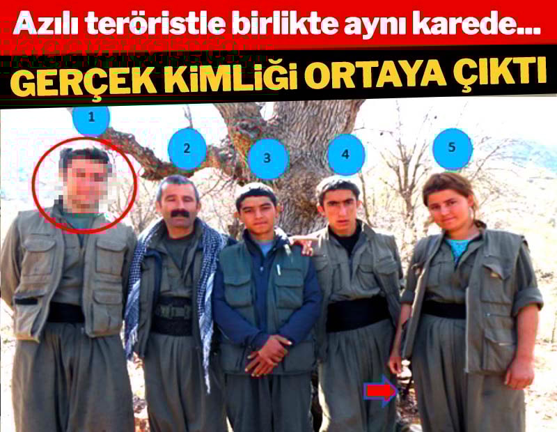Azılı teröristle birlikte aynı karede... Gerçek kimliği ortaya çıktı!