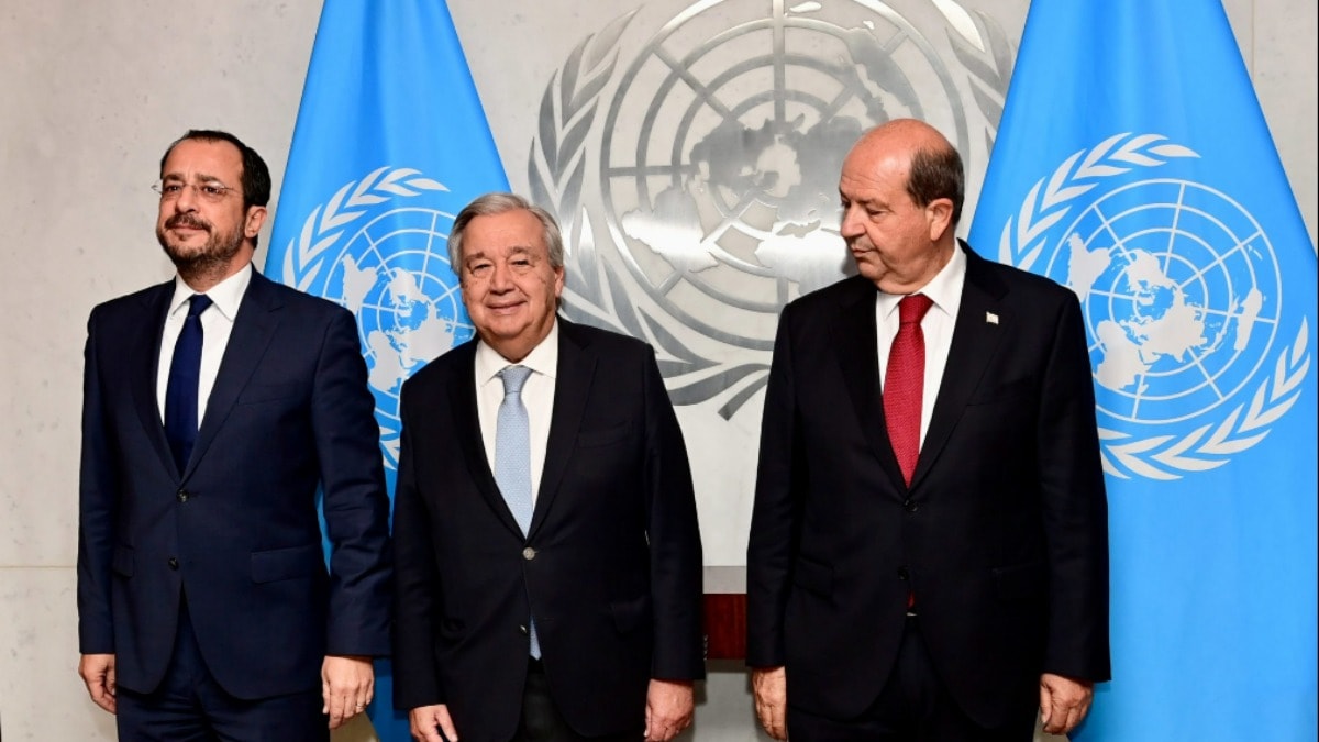 Güney Kıbrıs ve Kuzey Kıbrıs liderleri, New York'ta yemeğe çıktı