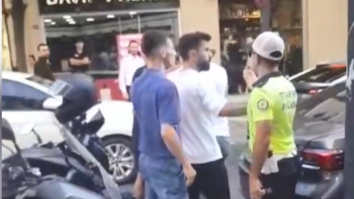 Sevgilisi kazada yere düşen adam Nişantaşı'nı birbirine kattı: Turisti 'doğramakla' tehdit etti