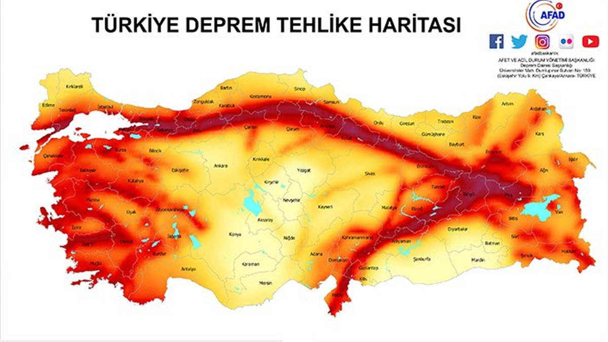 Evimin altından fay hattı geçiyor mu? MTA Türkiye diri fay haritası: Deprem riski yüksek il ve ilçeler