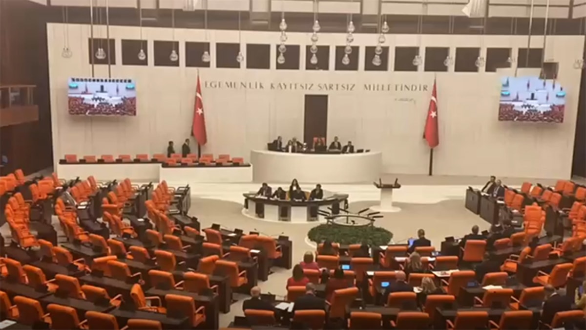 Mecliste, Narin Güran ve kadın cinayetleri eylemi
