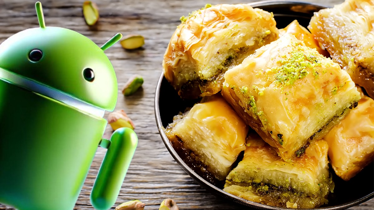 Google sıralamayı 'Baklava' için değiştirdi