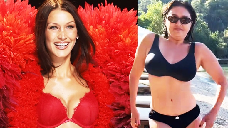 Nurgül Yeşilçay Victoria's Secret modellerini ti'ye aldı
