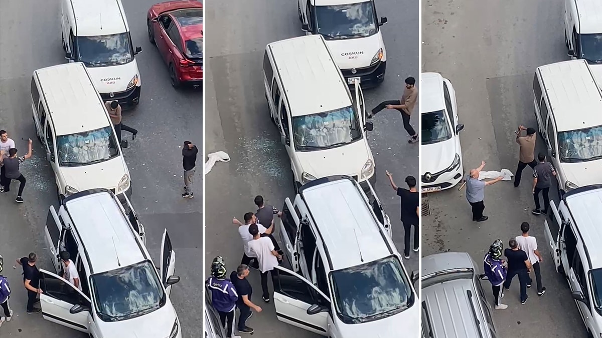 Kağıthane’de çekiçli saldırı dehşeti: Camları kırıp darp ettiler!