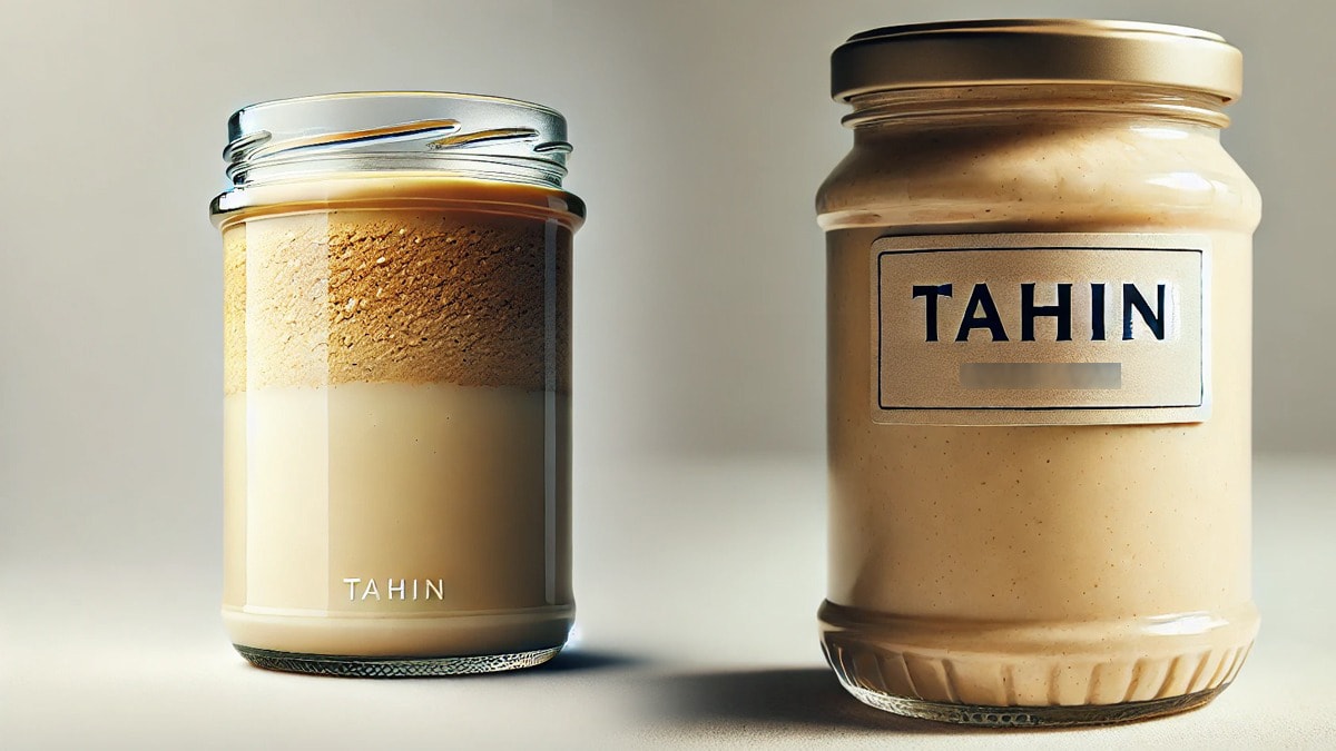 Sakın katılaştı diye çöpe atmayın! Kavanozun dibinde biriken tahini çözmek aslında bu kadar basitmiş