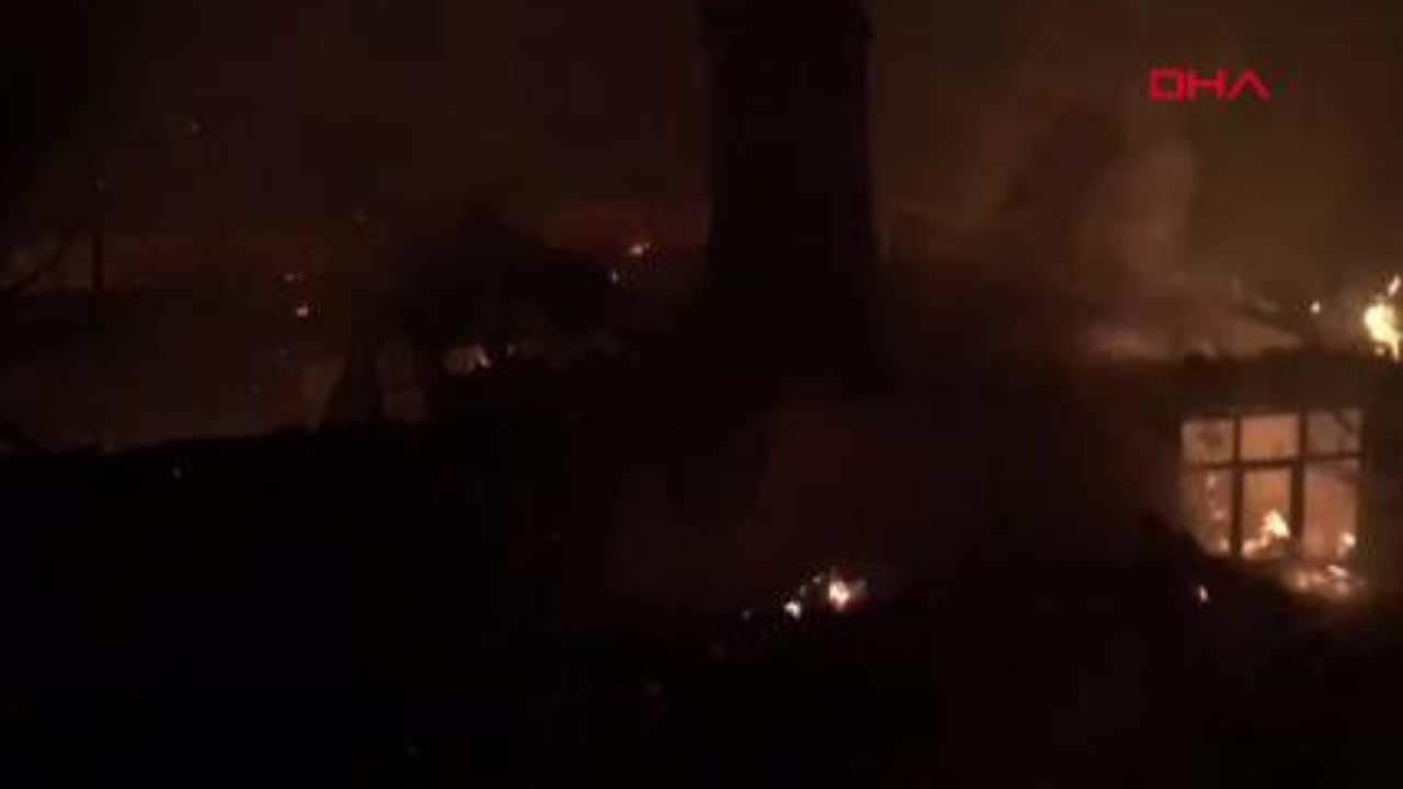 Burdur Bucak'ta yangın