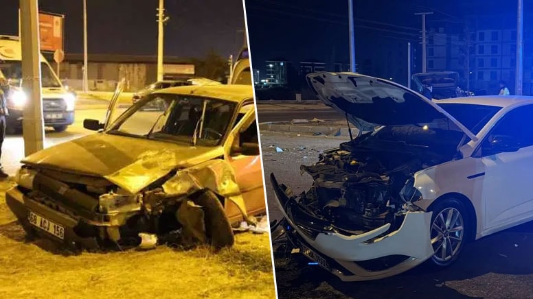 Aksaray'da kaza: 2'si çocuk 7 kişi yaralandı