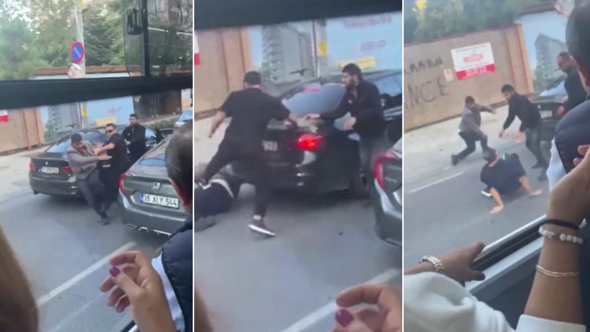 İETT şoförü yolcuları bırakıp kavgaya girdi! Yolcular çığlık attı