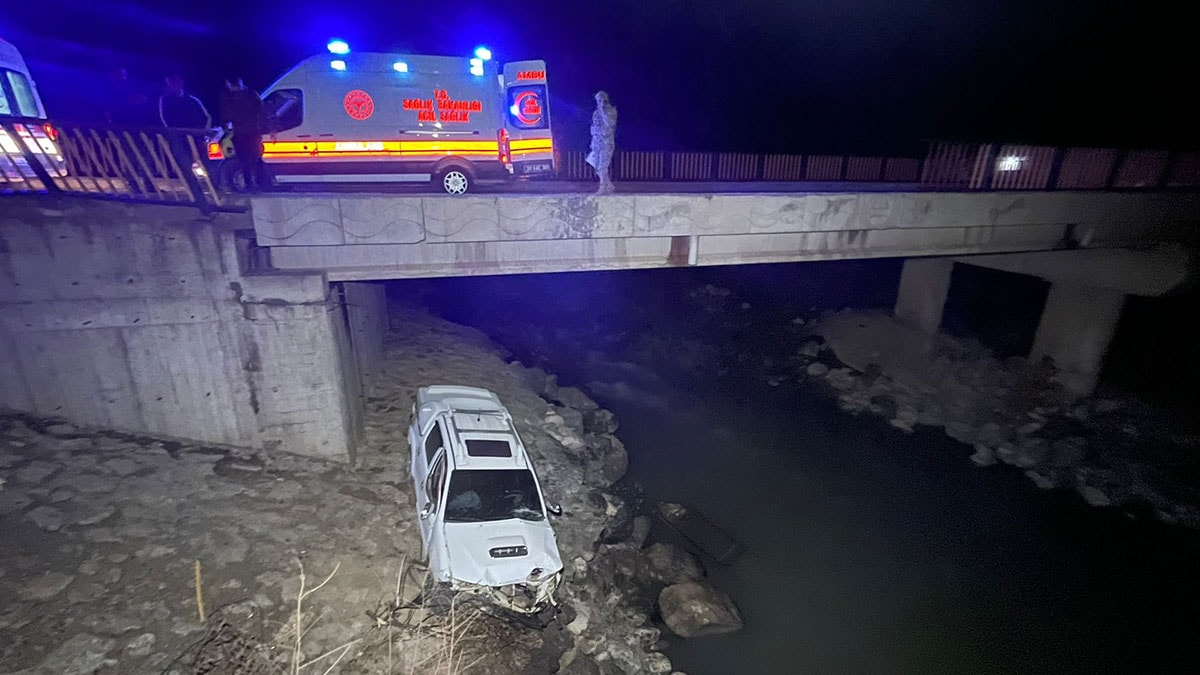 Hakkari'de kamyonet köprüden uçtu: 4 yaralı