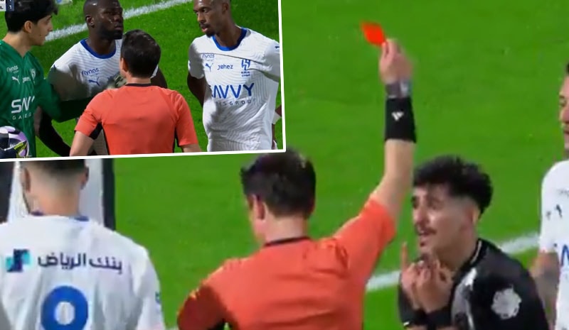 Halil Umut Meler Arabistan'ı salladı! Çift kırmızı kart...