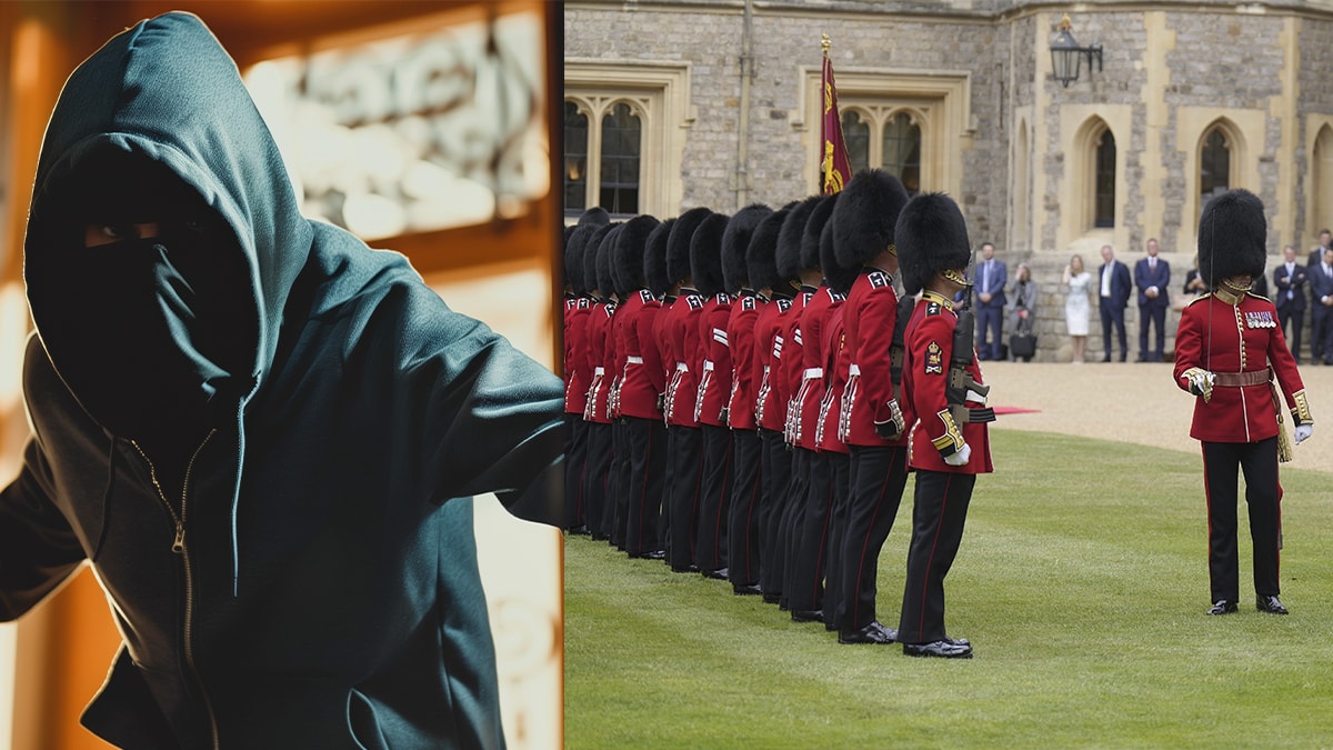 Maske takıp İngiliz Kraliyet Sarayını basan suçluların çaldıkları şok etti