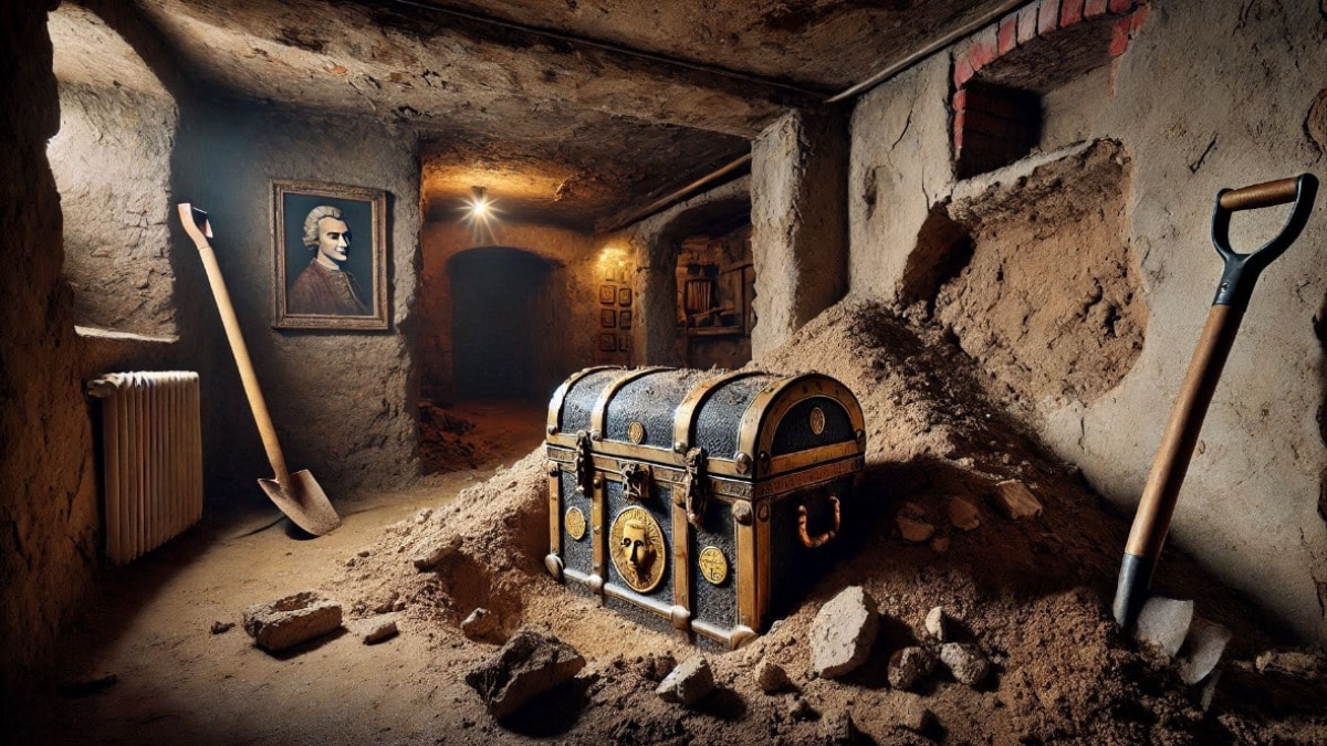 Tadilat sırasında bulundu! Betona gömülmüş altın hazine...