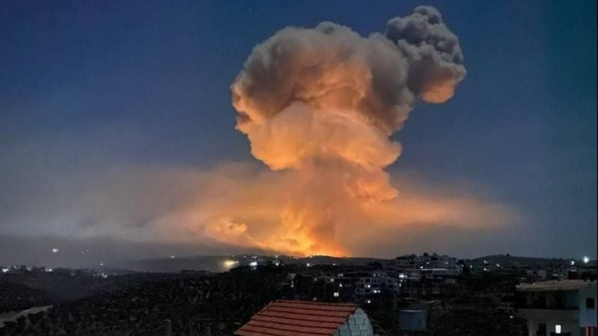 İsrail'in vurduğu silah deposu patlayınca 3.0 büyüklüğünde deprem yaşandı