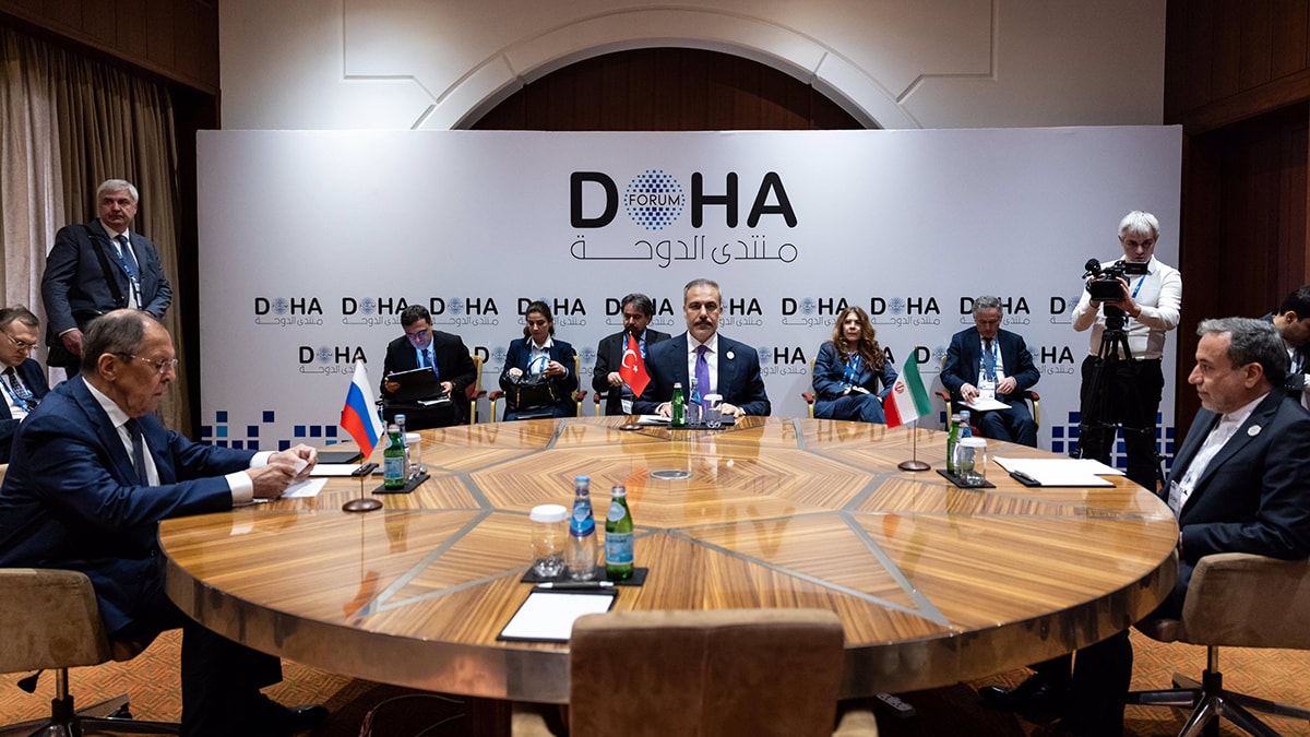 Doha'da Suriye zirvesi: Türkiye, Rusya ve Irak bir araya geldi