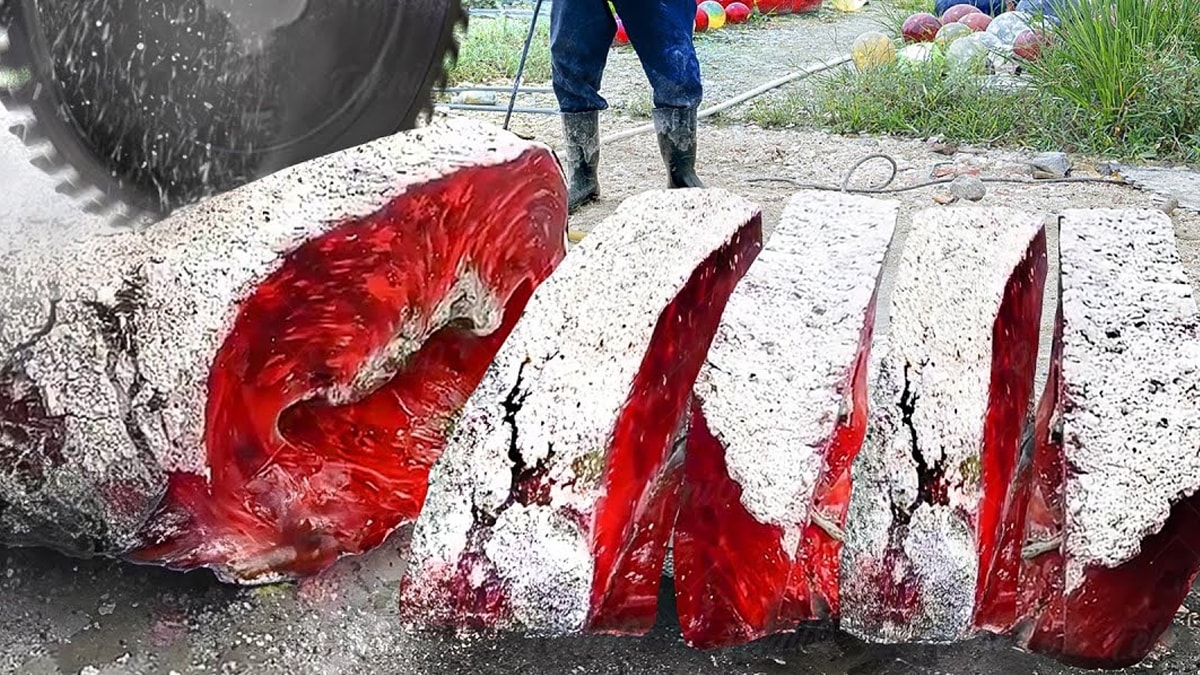 Kestiği şeyi dev balık sandılar! Dağın ortasında göz kamaştıran üretim