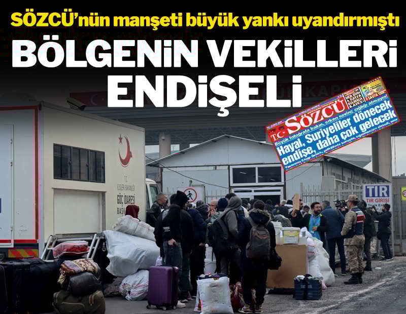 Bölgenin vekilleri endişeli: Giden az, gelen olmasın