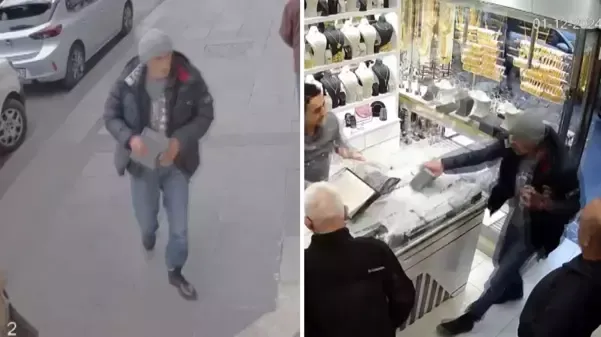 Kaldırım taşı ile kuyumcu soymaya kalkıştı... Hesaplayamadığı bir şey vardı