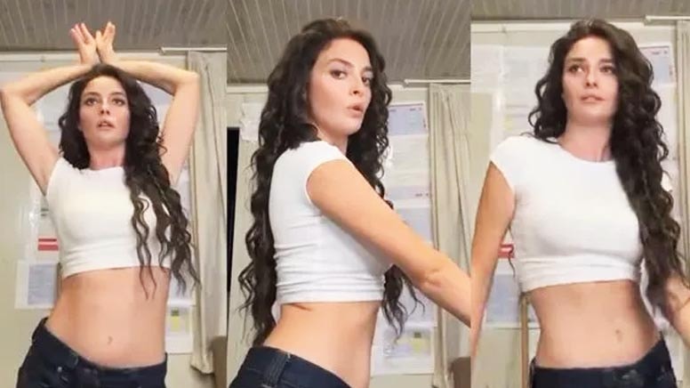 Melis Sezen'den oryantal şov