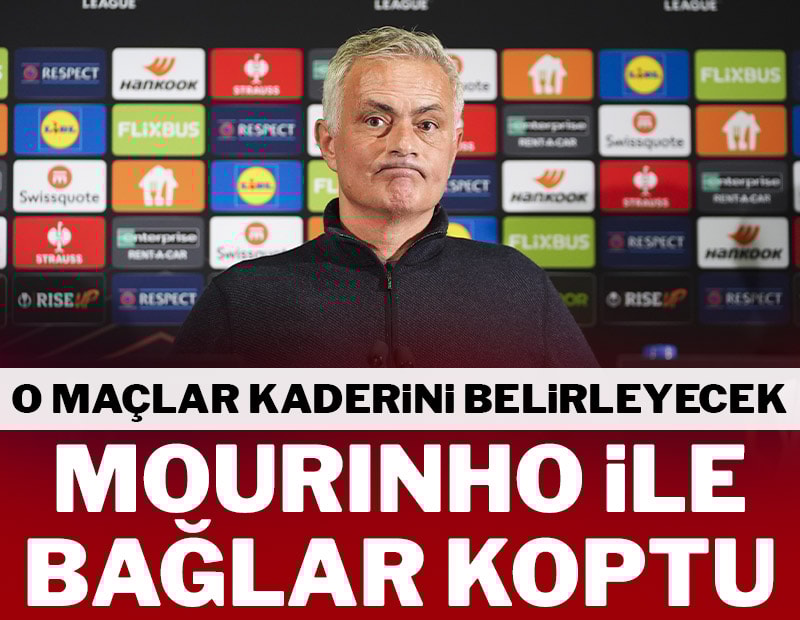 Mourinho ile bağlar koptu! O maçlar kaderini belirleyecek