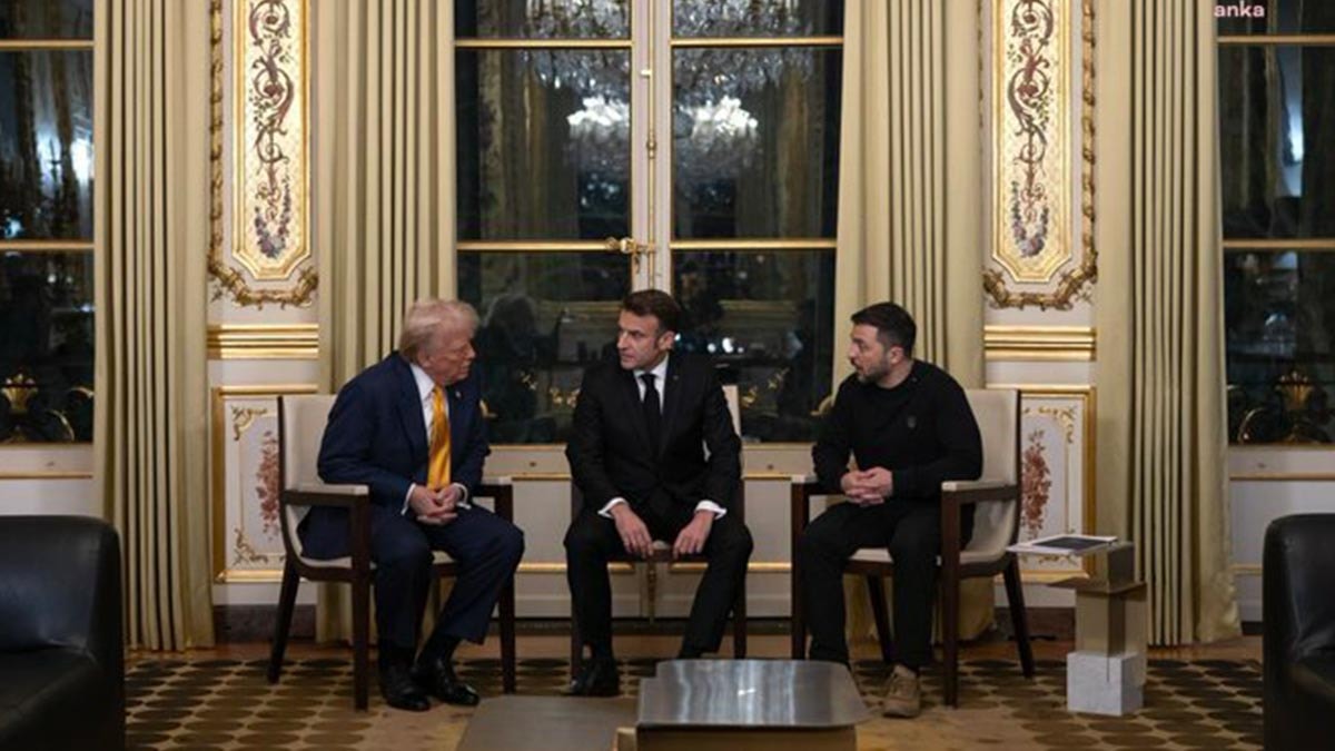 Trump, Macron ve Zelenskiy ile görüştü