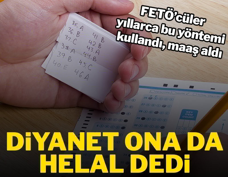 Torpilden sonra şimdi de kopya! Diyanet'e göre her şey helal!