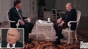 Putin'in Tucker Carlson'la yaptığı röportajdaki hareketi dikkat çekti