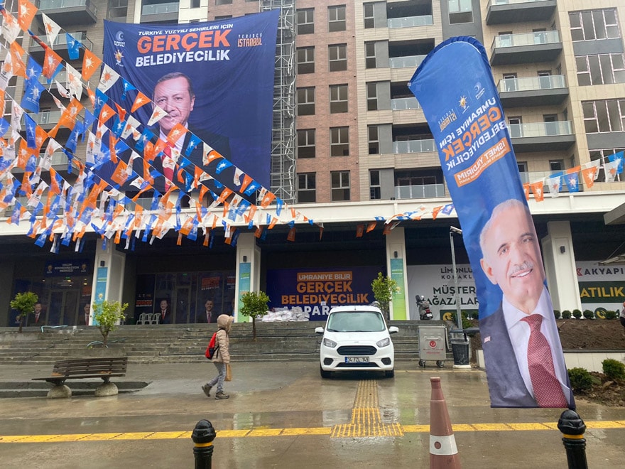 AKP imarsız binada seçim koordinasyon merkezi açtı