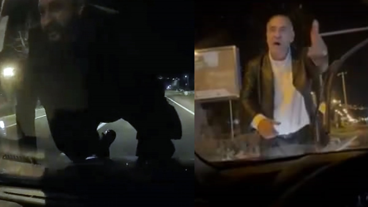 Mardin'de trafikte yol verme tartışması! O anlar kamerada