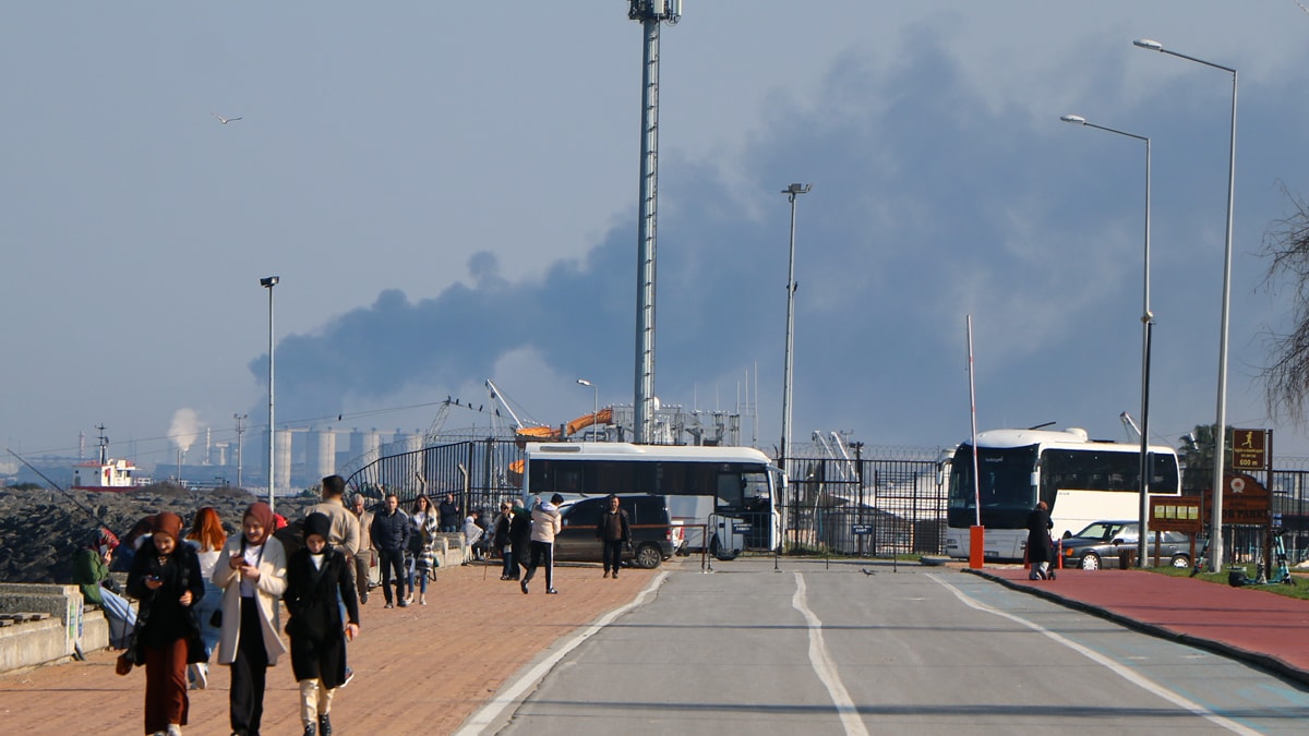 Samsun'da büyük yangın