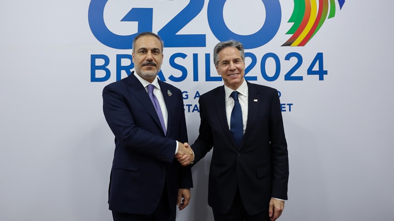 Fidan ve Blinken, G20 zirvesinde görüştü