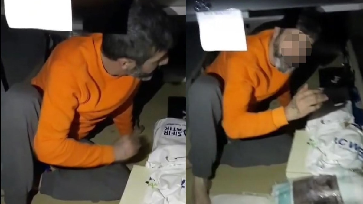 Hırsızlık şüphelisi, bazanın içinde yakalandı