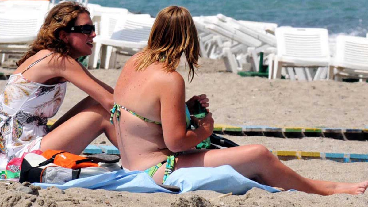 Bodrum'da kış ortasında deniz keyfi