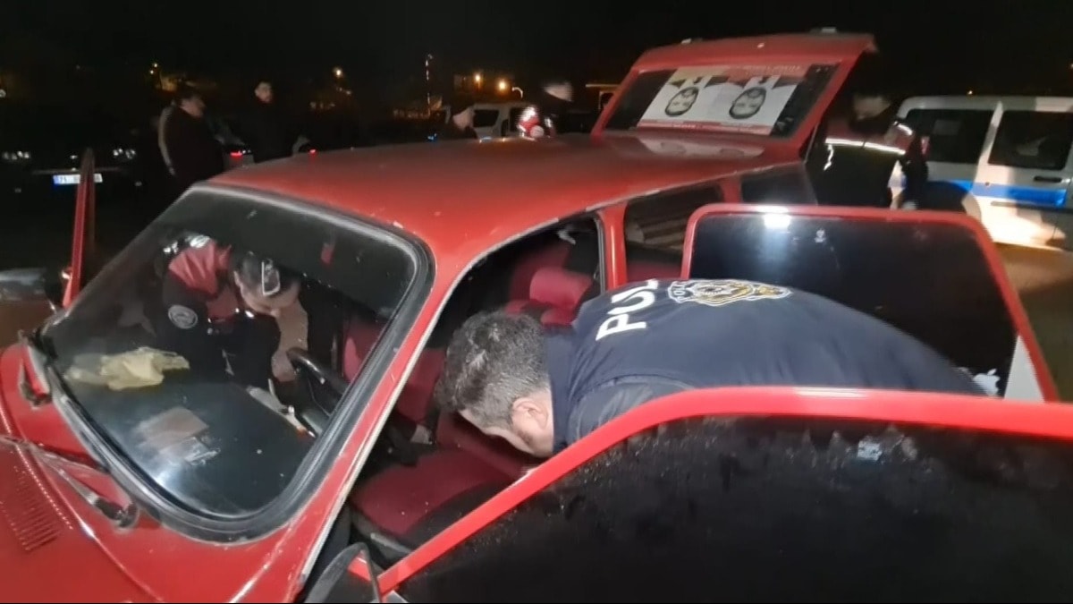 Kırıkkale'de durdurulan araçta tarihi eserler ele geçirildi