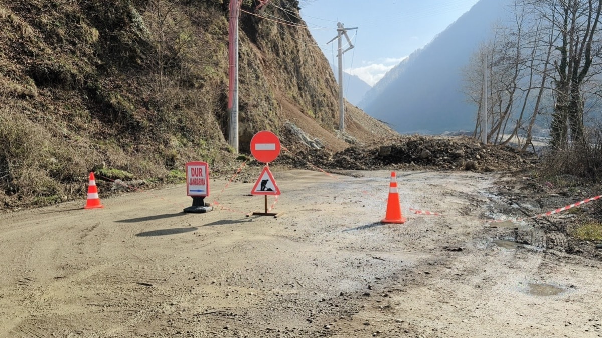 Düzce’de aynı yerde bir hafta arayla ikinci heyelan