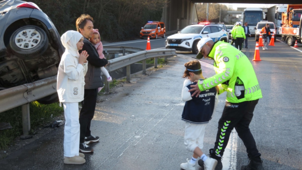 Ümraniye'de 'kaza içinde kaza'