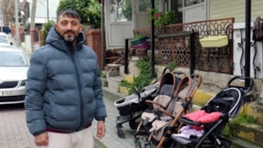 İstanbul'da bebek arabası hırsızlığı