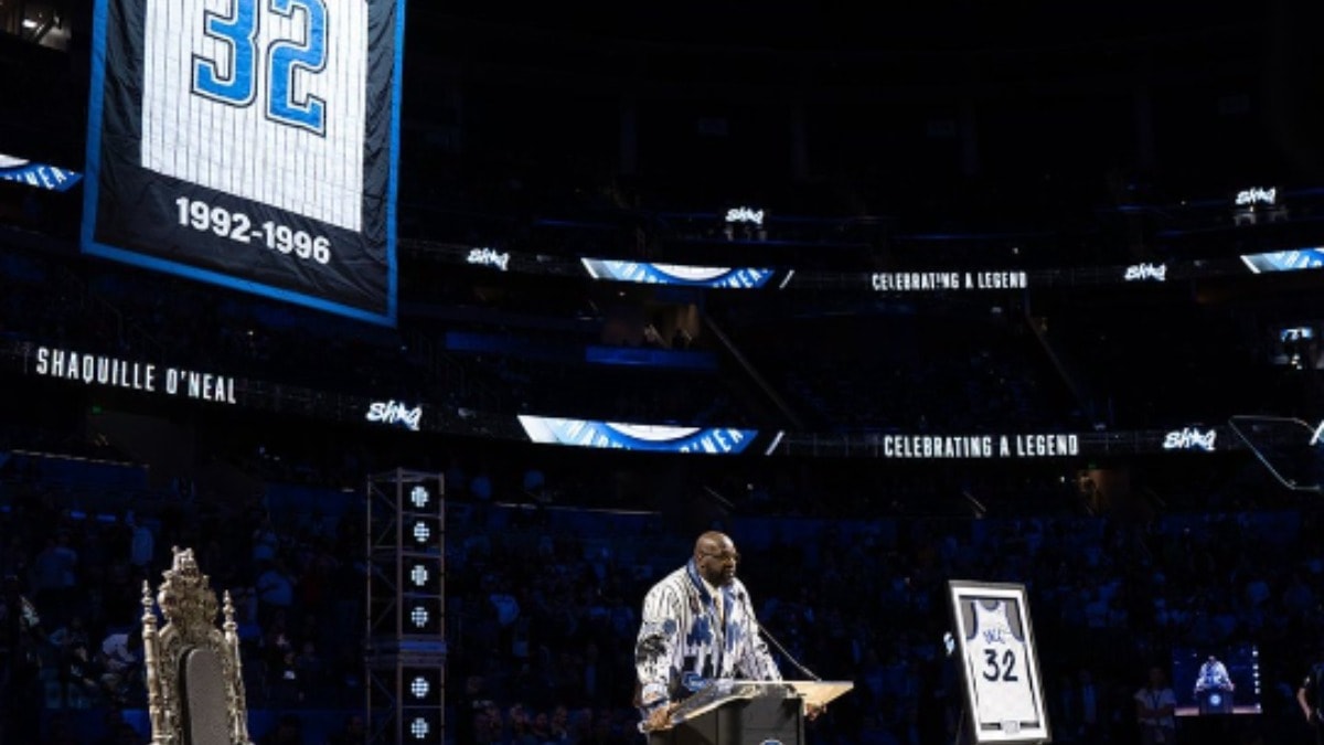 Orlando Magic, Shaquille O'Neal'ın formasını emekli etti