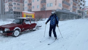 Ardahan'da kar kalınlığı 96 santimetreye ulaştı