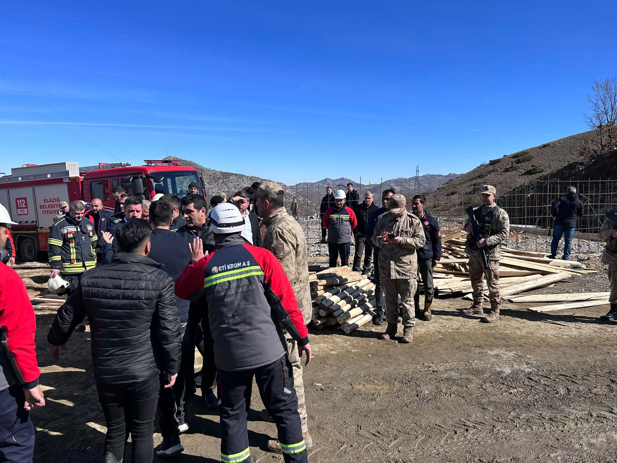 Elazığ Alacakaya'da madende göçük
