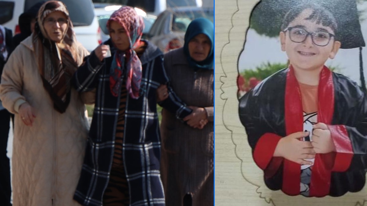 Böcek ilacından zehirlenen Ahmet Enes toprağa verildi