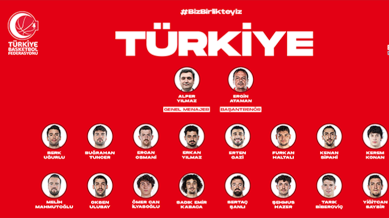 EuroBasket 2025 elemeleri İçin Türkiye A Milli Erkek Basketbol Takımı kadrosu açıklandı