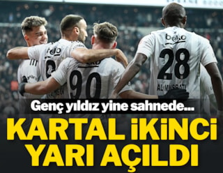 Beşiktaş evinde Konyaspor'u ikinci yarıda geçti